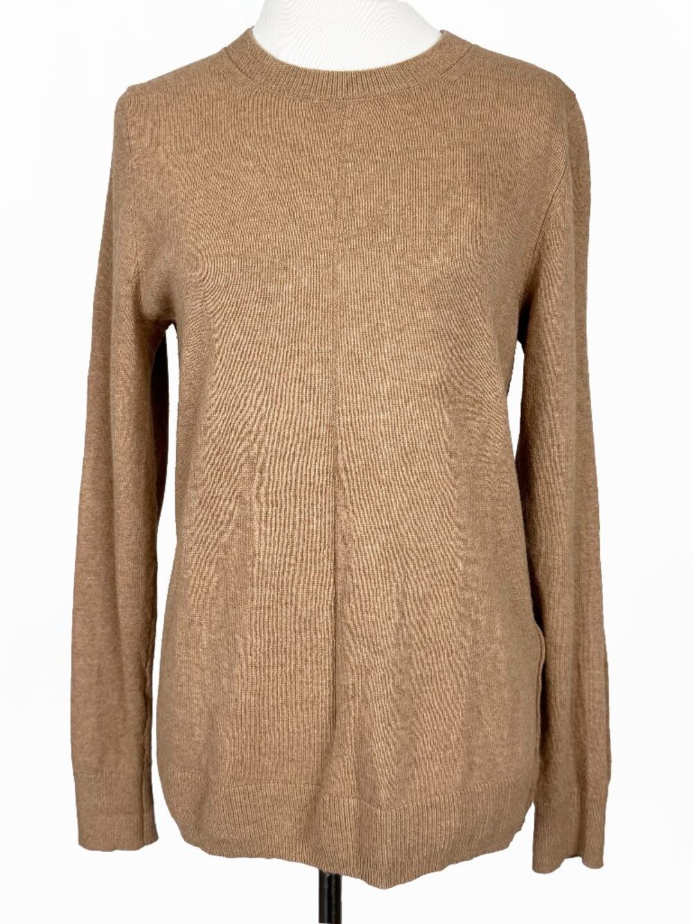 Banana Republic Merino Wool Cashmere Blend Sweater Womens S Small Camel Tan